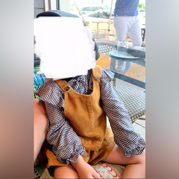 Zara gingham blouse - Picture 1 of 5